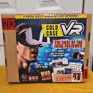 Cold Case VR - The Case Of The Fatal Follower Murder Mystery Game NIB